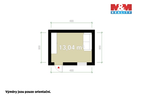 Prodej chaty / chapuly, 13 m² 4
