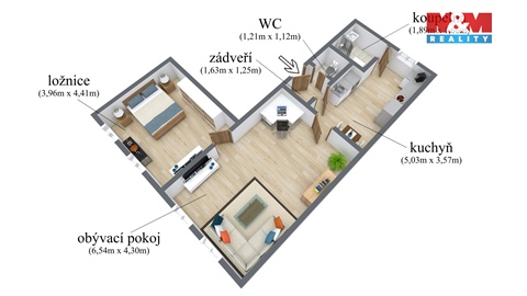 Prodej bytu 2+1, 88 m² - 10