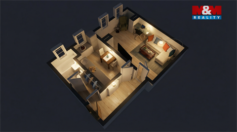 Prodej bytu 1+1, 36 m² 2