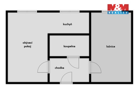 Pronájem bytu 2+1, 52 m² - 6