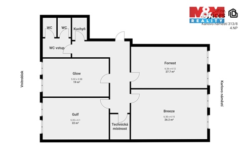 Pronájem obchodních prostor, 95 m² 12