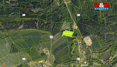 Prodej louky, 5 876 m² - 2