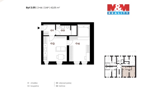 Prodej bytu 2kk, 35 m² - 4