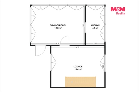 Prodej chaty / chapuly, 70 m² - 14