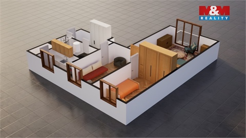 Prodej bytu 3+1, 65 m² - 12