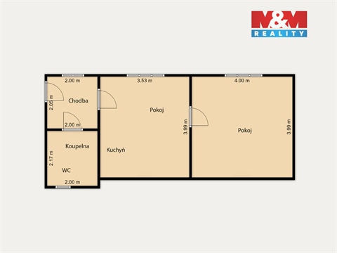 Prodej bytu 2kk, 45 m² - 10