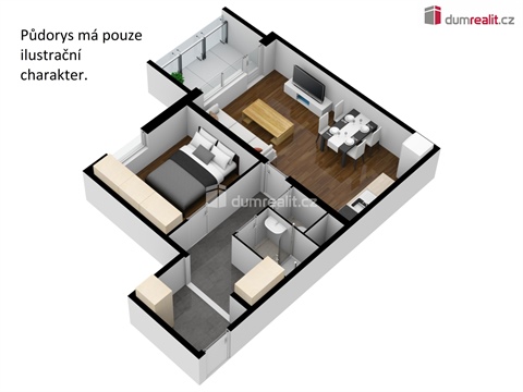 Pronájem bytu 2kk, 44 m² 4