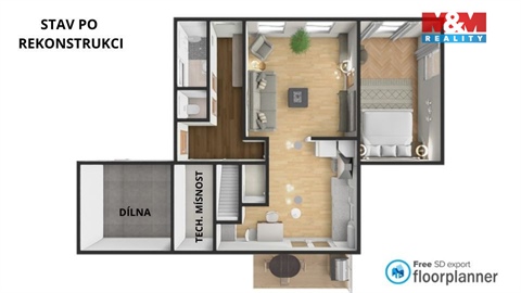 Prodej rodinného domu, 86 m² - 12