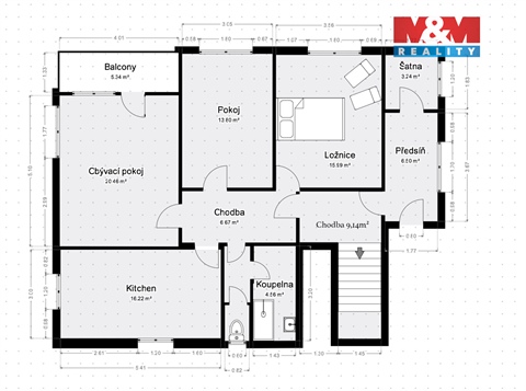 Prodej rodinného domu, 185 m² - 10