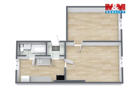 Prodej bytu 2+1, 50 m² 4