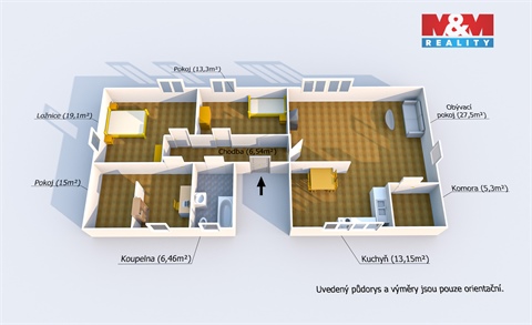 Prodej bytu 4kk, 108 m² - 6