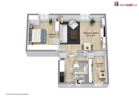 Prodej bytu 2+1, 63 m² 12