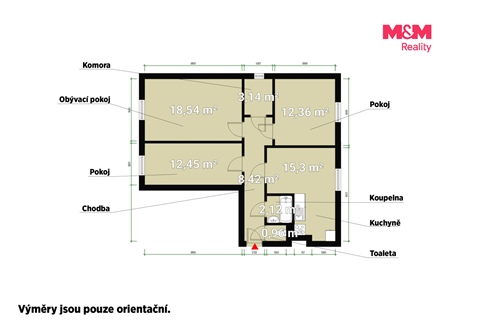 Prodej bytu 3+1, 70 m² - 10