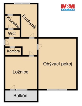 Prodej bytu 2+1, 60 m² 8