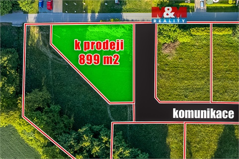 Prodej stavebního pozemku, 899 m² 0