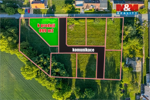 Prodej stavebního pozemku, 899 m² - 0