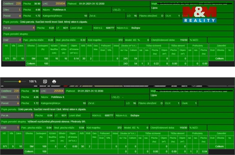 Prodej lesu, 17 153 m² - 2