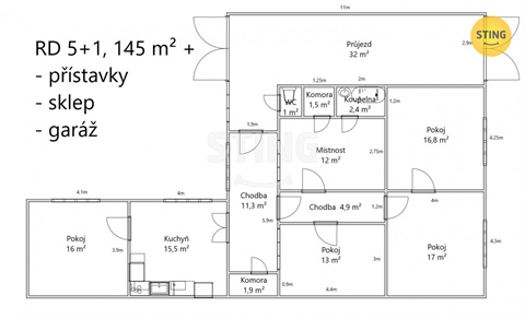 Prodej rodinného domu, 25 m² - 28