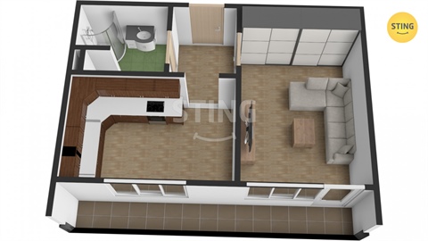 Prodej bytu 1+1, 45 m² - 10