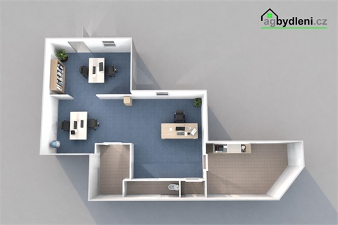 Pronájem kanceláře, 78 m² - 6