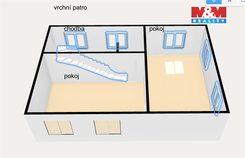 Prodej chaty / chapuly, 95 m² - 6