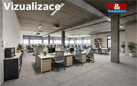 Pronájem kanceláře, 365 m² - 0