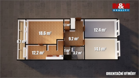 Prodej bytu 3+1, 74 m² 22