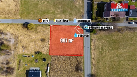Prodej stavebního pozemku, 997 m² - 6