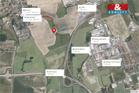 Prodej zemědělské půdy, 11 460 m² - 8