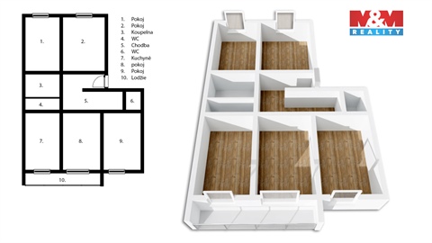 Prodej bytu 4+1, 97 m² 14