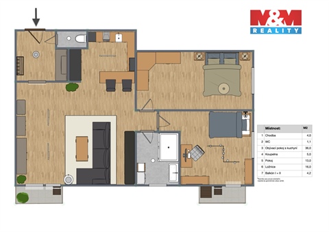 Prodej bytu 3kk, 80 m² - 24