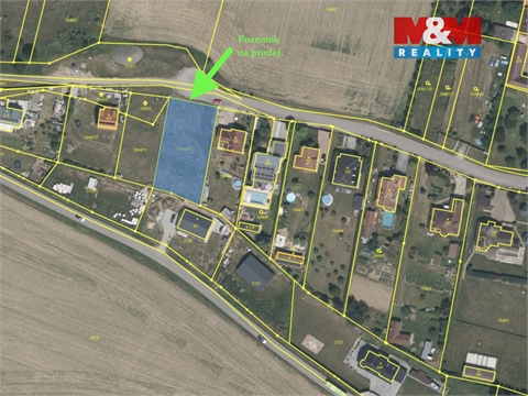 Prodej stavebního pozemku, 1 233 m² - 2