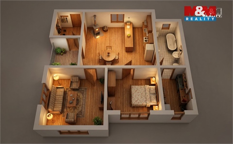 Prodej chaty / chapuly, 83 m² - 6