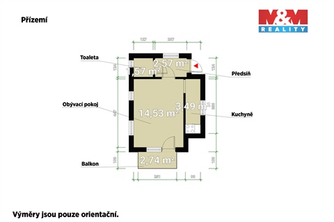 Prodej stavebního pozemku, 341 m² - 18