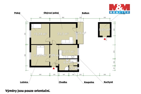 Prodej bytu 3+1, 78 m² 14