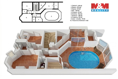 Prodej rodinného domu, 277 m² 16