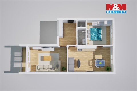 Prodej bytu 3kk, 63 m² 12