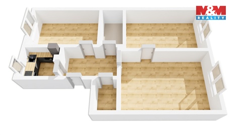 Prodej bytu 3kk, 82 m² - 4