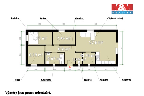 Prodej rodinného domu, 71 m² - 20