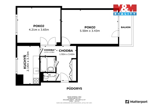 Prodej bytu 2+1, 53 m² 8