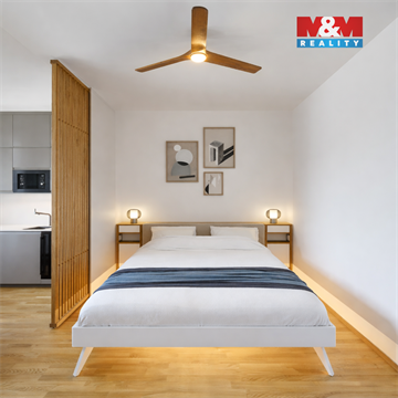 Pronájem bytu 1kk, 38 m² - 0