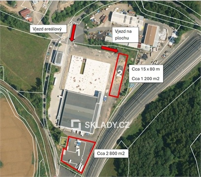 Pronájem pozemku pro komerční výstavbu, 2 800 m² 0