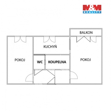 Pronájem bytu 2+1, 52 m² 12