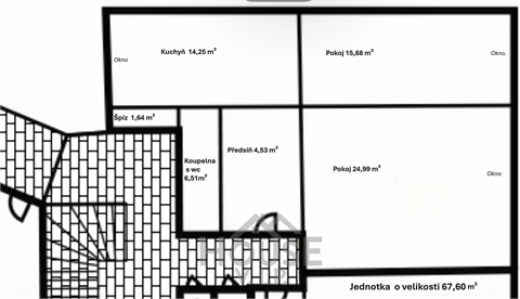 Prodej bytu 2+1, 68 m² - 4