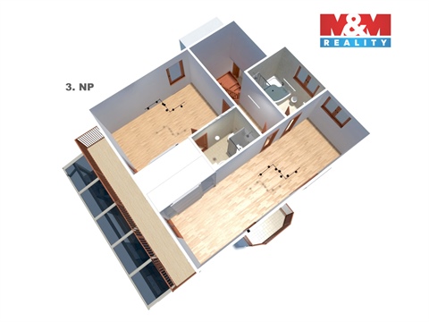 Pronájem rodinného domu, 232 m² - 4