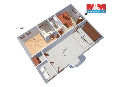 Pronájem rodinného domu, 232 m² - 2