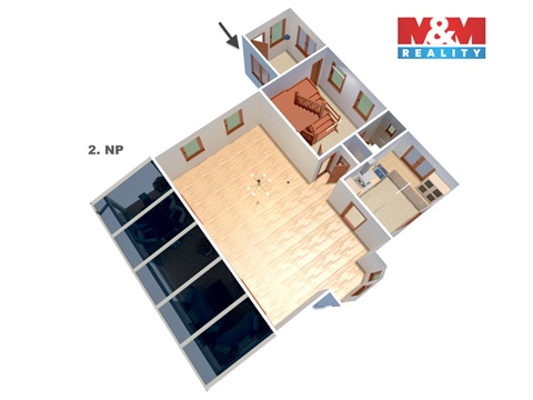 Pronájem rodinného domu, 232 m² 4
