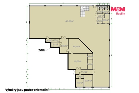 Pronájem skladu / haly, 641 m² - 2