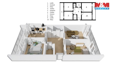 Prodej bytu 3+1, 91 m² 6