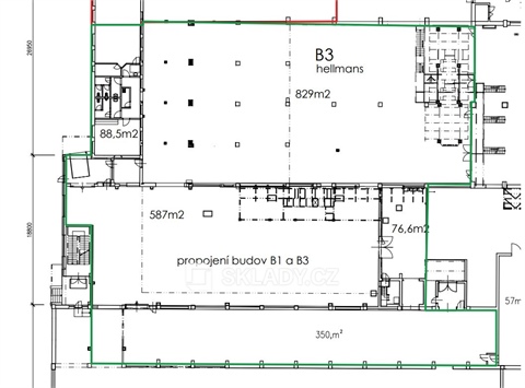 Pronájem skladu / haly, 1 931 m² - 4